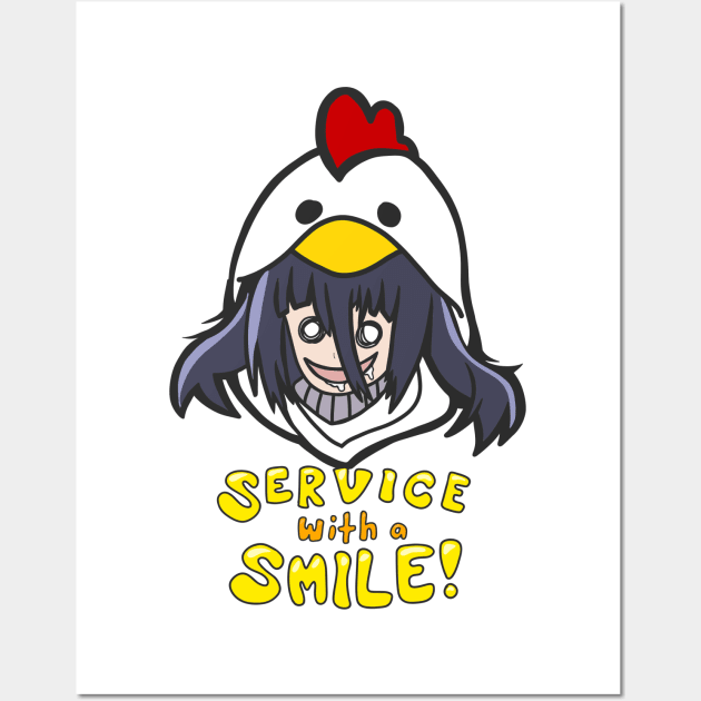 Zombieland Saga - Tae's Chicken Service Wall Art by dogpile
